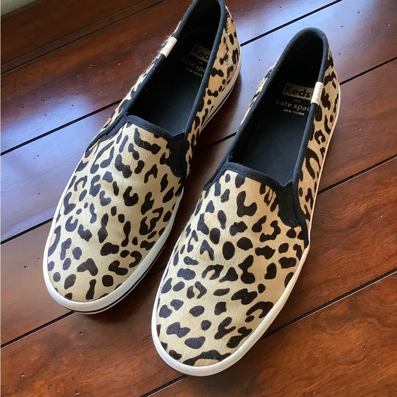 kate spade Shoes - Keds for Kate Spade calf hair tan slip on sneakers